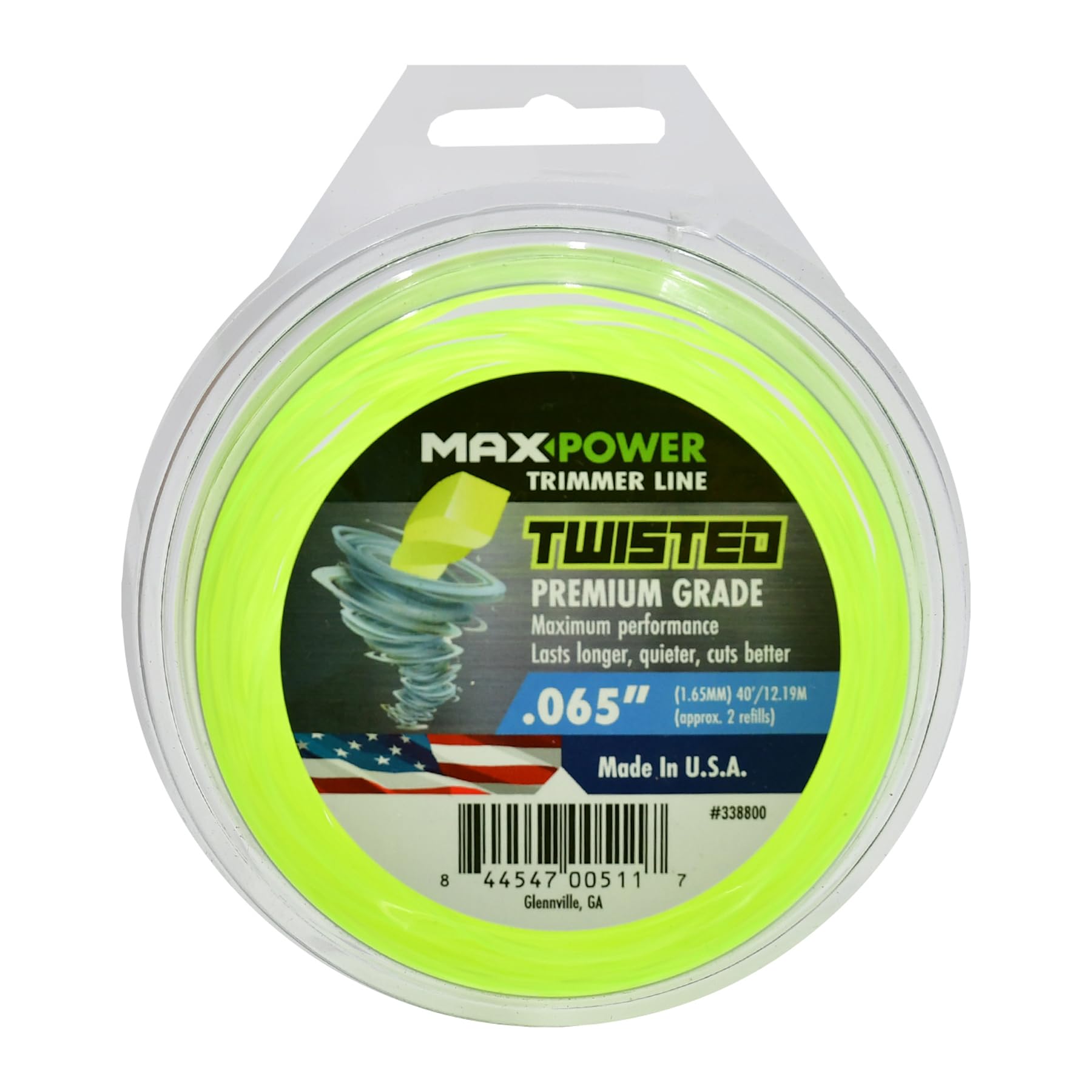 Amazon.com: MaxPower 338800 Premium Twisted 0.065